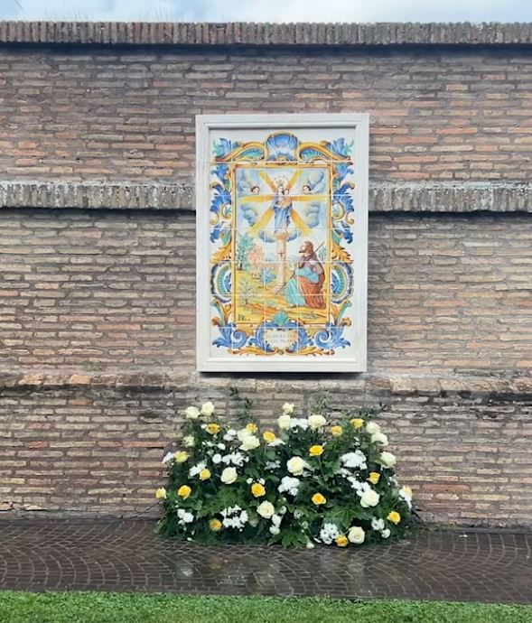 inauguracion imaxe virxe pilar e santiago xardins vaticanos