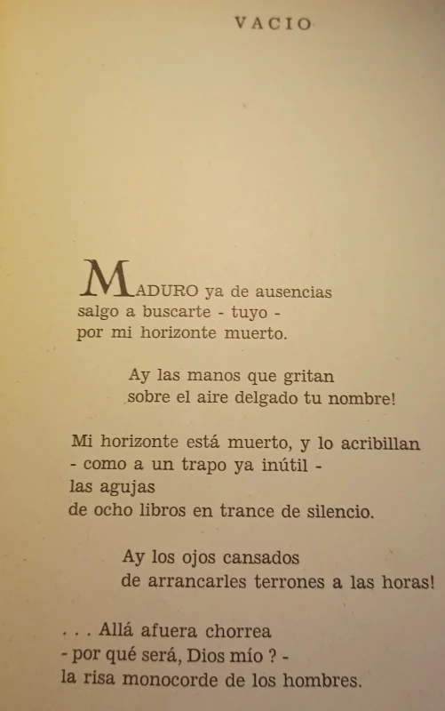 vacio poesia eugenio garcia estria